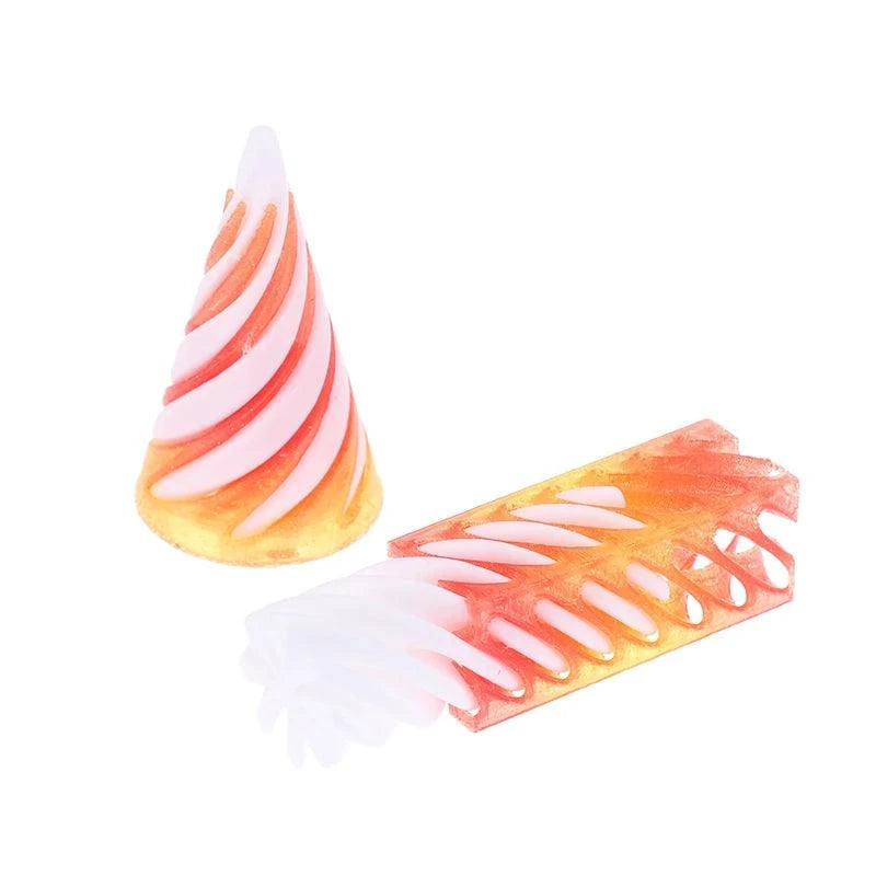 1 Piece Spiral Cone Decompression Toy 3D Printed Pyramid Impossible PaThe Plug