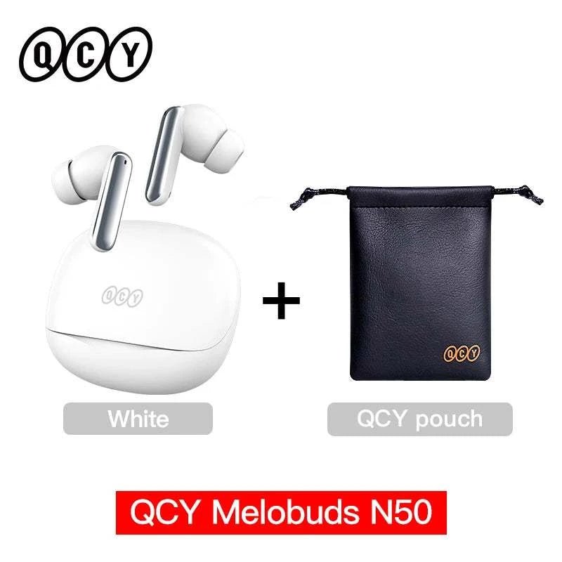 QCY Melobuds N50 ANC Bluetooth 5.4 Wireless Earphones Active Noise CanThe Plug