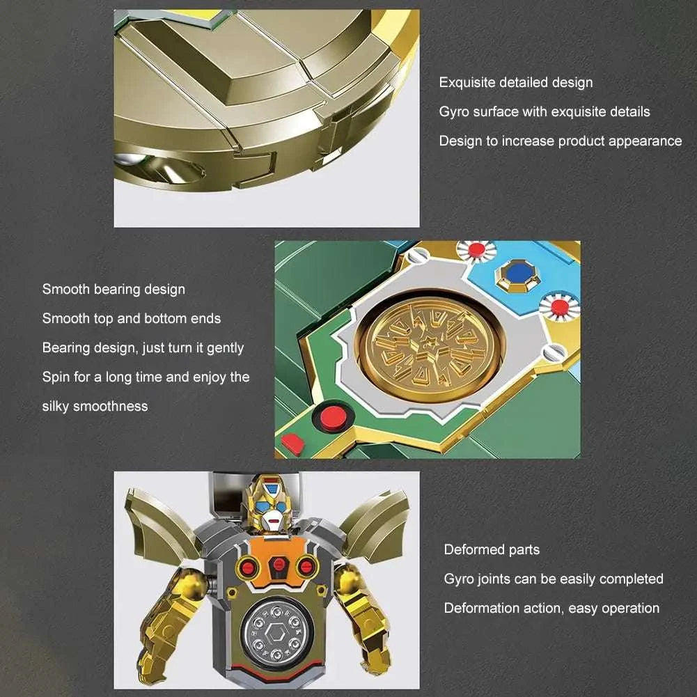 Transformable Fidget Spinners Funny Sensory Fidget Toys Deformable DIYThe Plug