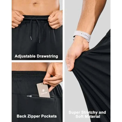 Mens Sweatpants with Zipper Pockets Joggers for Men Workout Athletic GThe Plug