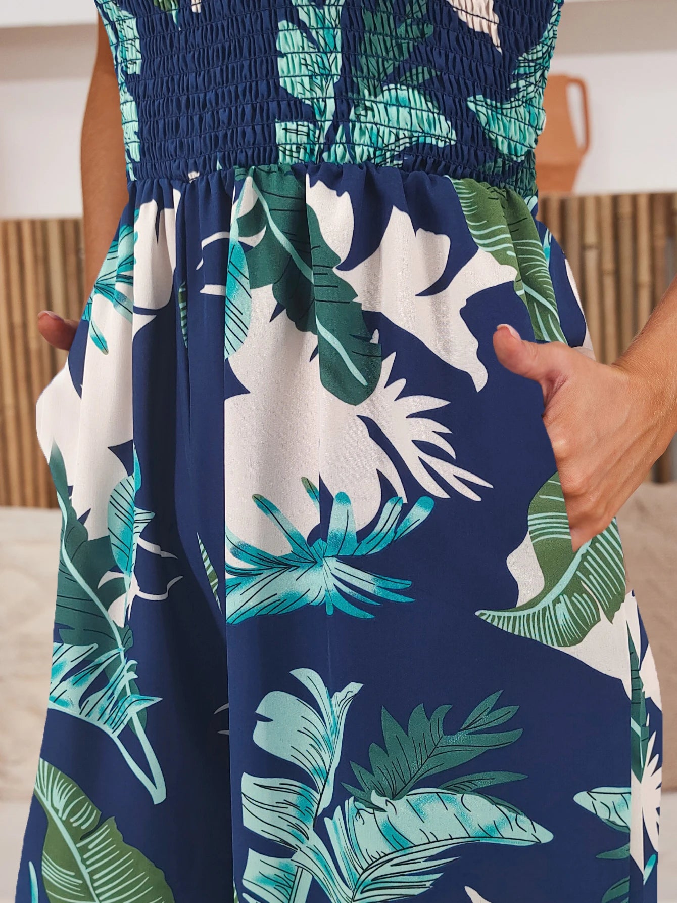 Women's Summer Printed Strapless Jumpsuit, Casual and SimpleThe Plug