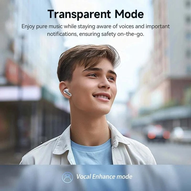 QCY Melobuds N50 ANC Bluetooth 5.4 Wireless Earphones Active Noise CanThe Plug