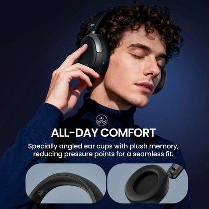 Acer OHR516 Wireless Over Ear Bluetooth 5.4 Headphones Active Noise CaThe Plug
