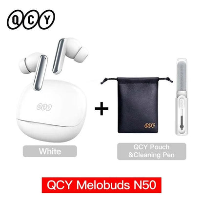 QCY Melobuds N50 ANC Bluetooth 5.4 Wireless Earphones Active Noise CanThe Plug