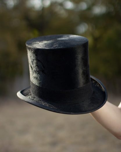 Antique Silk Top Hat in Original Case
