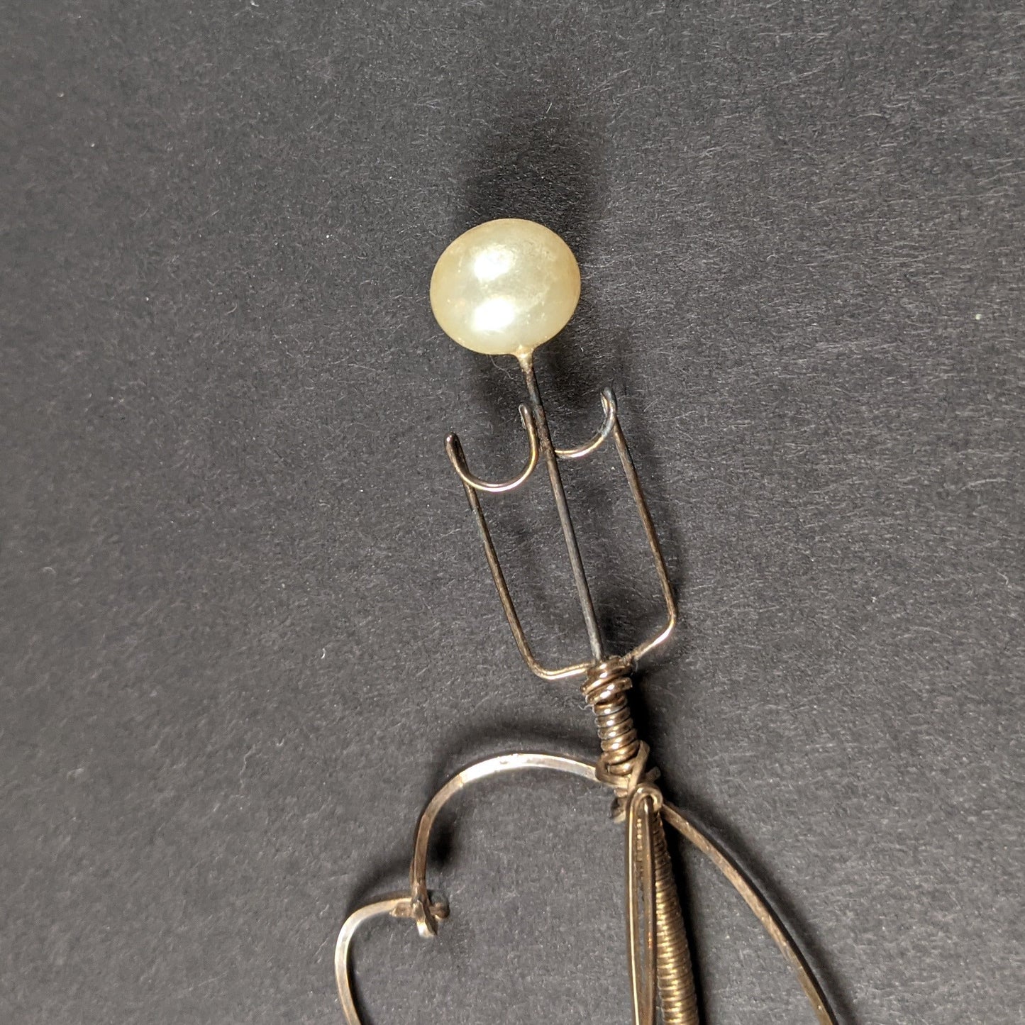 1940s Heart + Arrow Brooch
