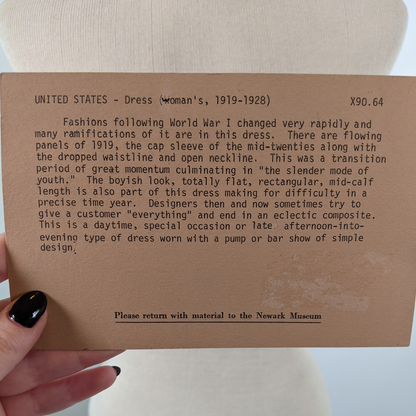 1920s Sheer Silk + Lace Dress