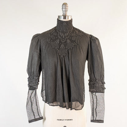 Edwardian Net Lace Shirtwaist