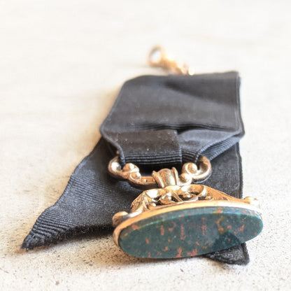 1890s-1900s Bloodstone Watch Fob