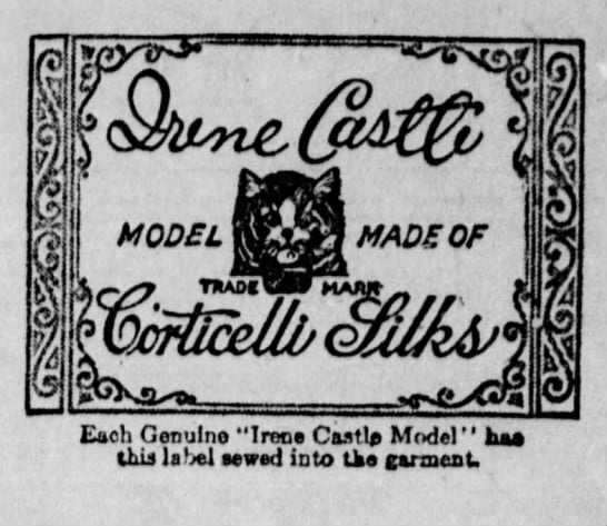 1924 Irene Castle Silk Cape