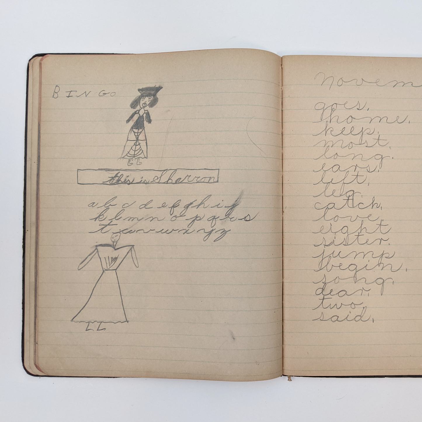 1920s Child's Notebook