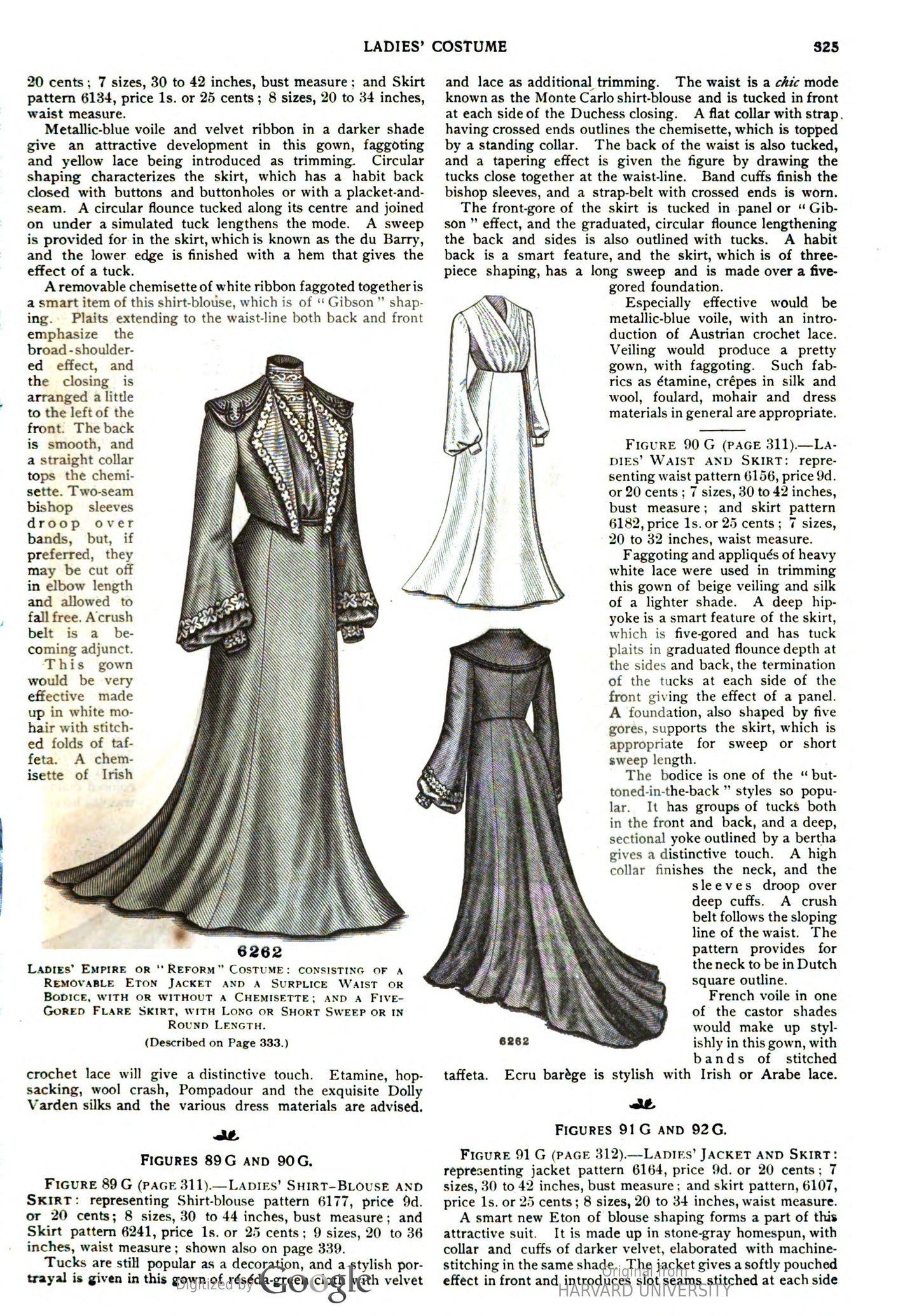 1900s Black Silk Bishop Sleeve Wrap Blouse