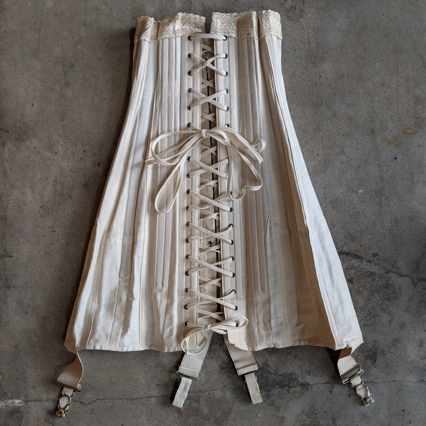 1910s Deadstock Corset - 19" - #1
