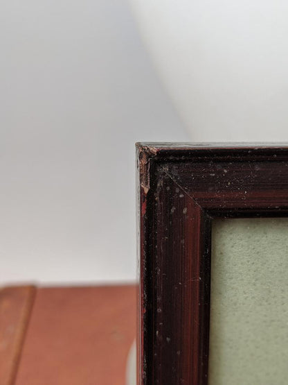 Victorian Framed Sepia Hair Art