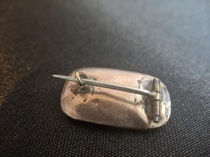 Early Victorian / Late Georgian Hair Brooch | Blond or Grey Hair