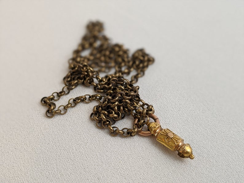 Victorian Etruscan Revival Belcher Chain