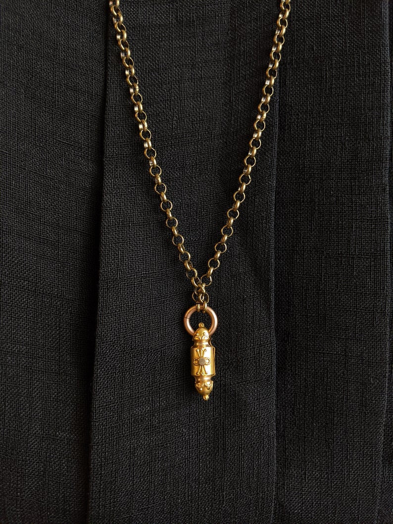 Victorian Etruscan Revival Belcher Chain