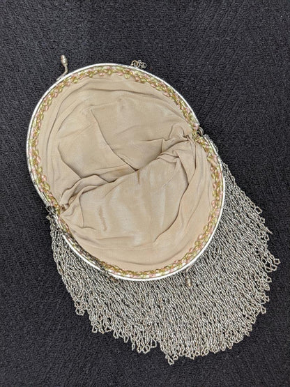 1910s - 1920s Cut Steel Beaded Purse
