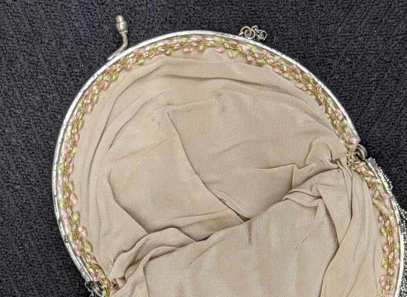 1910s - 1920s Cut Steel Beaded Purse