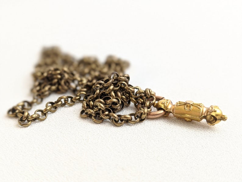 Victorian Etruscan Revival Belcher Chain