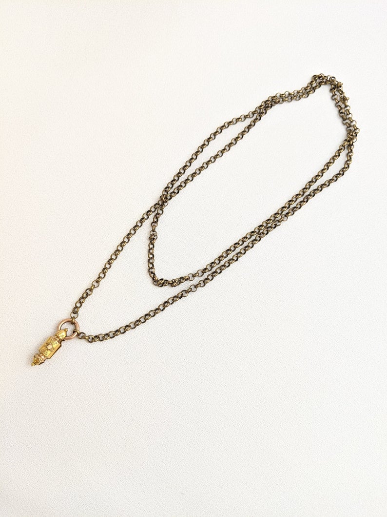 Victorian Etruscan Revival Belcher Chain