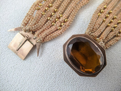 Late Georgian/Early Victorian Pair of Gold Bracelets
