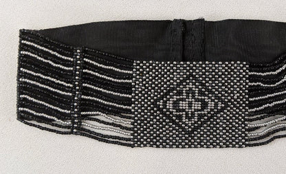1910s-1920s Beaded Choker Collar Necklace