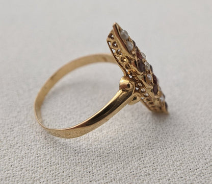 Victorian 10k Gold Ring | Size 7.25