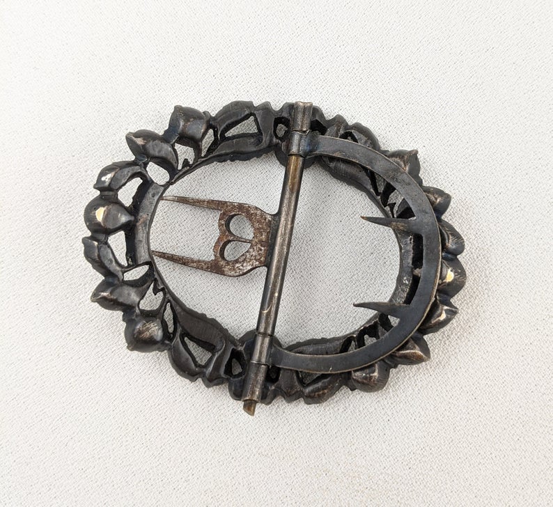 Georgian Silver and Paste Shoe Buckle