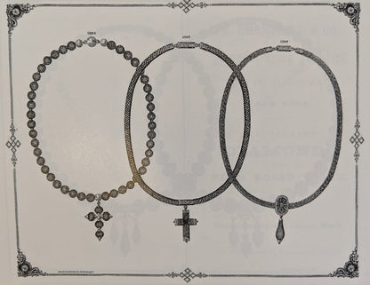 1840s-1870s Victorian Hairwork Necklace
