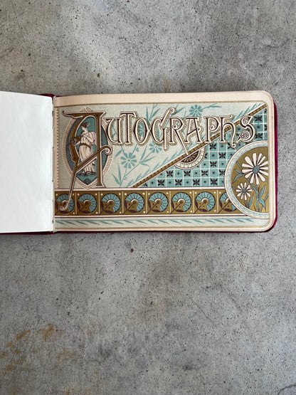 1880s Autograph Book