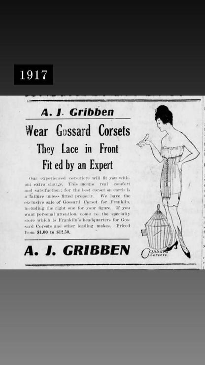 1917-1918 Gossard Corset | In Original Box