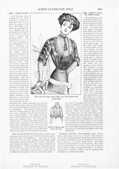 1908-1909 Red Ochre Silk Dress